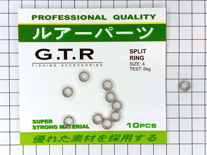 Заводное кольцо GTR Split Ring №4 6кг