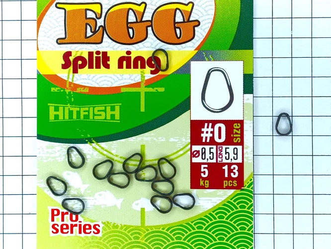 Заводное кольцо Hitfish Split Ring №0 5кг