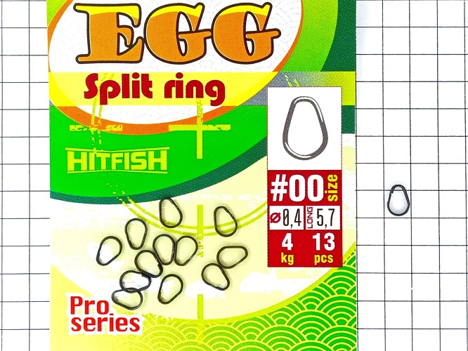 Заводное кольцо Hitfish Split Ring №00 4кг