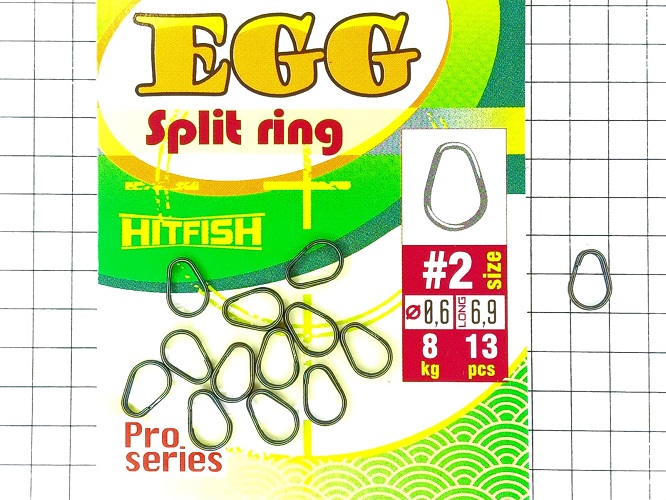 Заводное кольцо Hitfish Split Ring №2 8кг