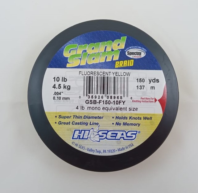 Плетенка GRD SLM Braid 10 4,5кг 137м желтая