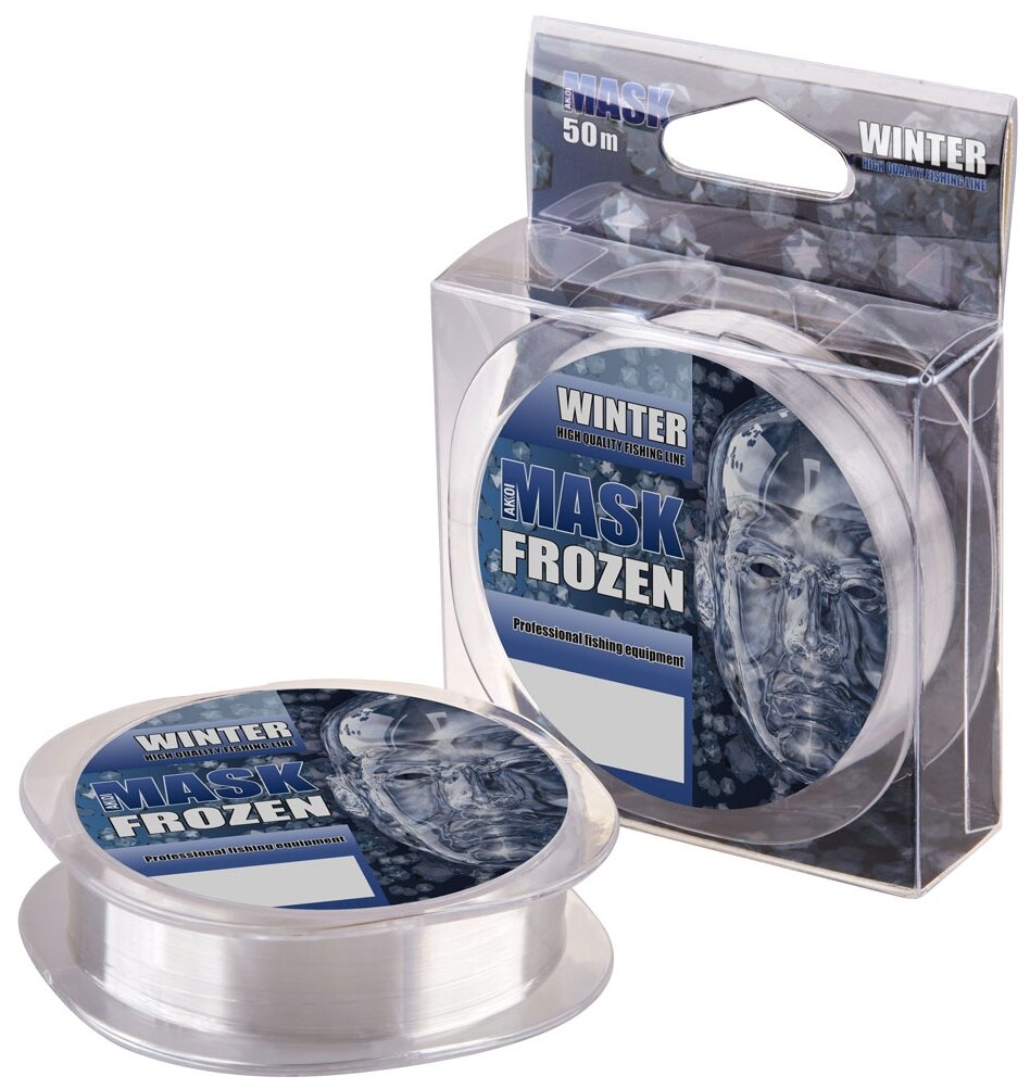 Леска Akkoi MASK FROZEN 50м 0.142мм 1.85кг