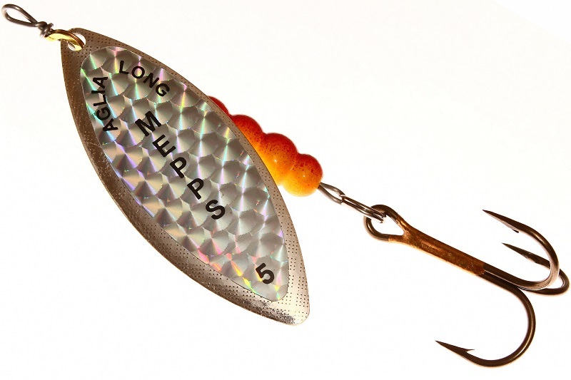 Блесна Mepps Aglia Long Rainbow Silver №5 (29г.)